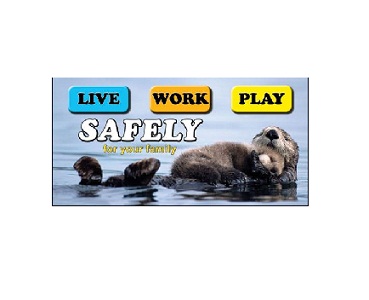 Safety Banner - Live, Work, Play Safely