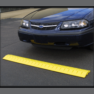 Plastic Speed Bump-Cable Guard