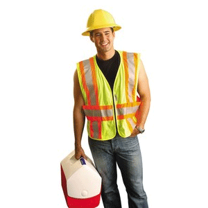 Occulux� Class 2 Premium Expandable Two-Tone Mesh Vests