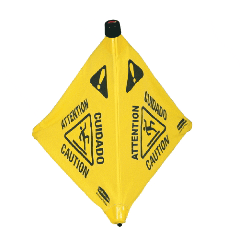 Pop-Up Yellow Safety Cone