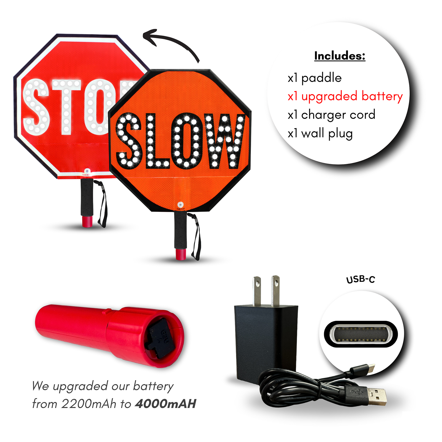 single image of stop side of paddle sign