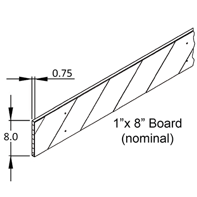 Omni Leaning A-Frame Barricade Kit (One Leg & One Board)