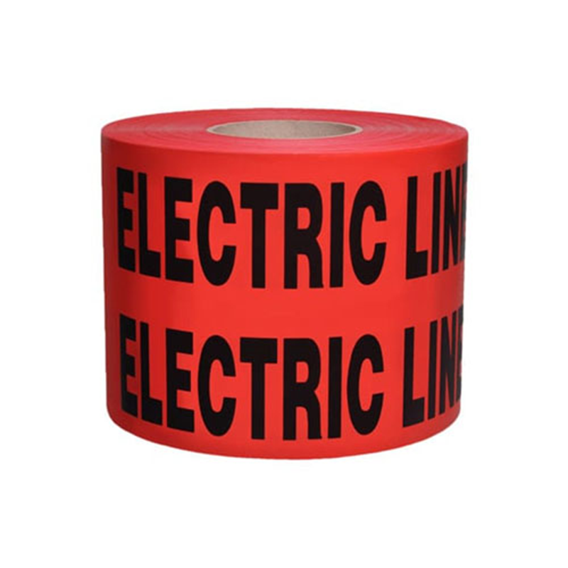 6'' x 1000' Red Detectable Tape (Caution Buried Electric Line