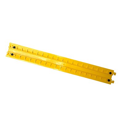 Cable Support for Cable Runway, No Drop, 1-1/2 Shelf, Yellow Zinc