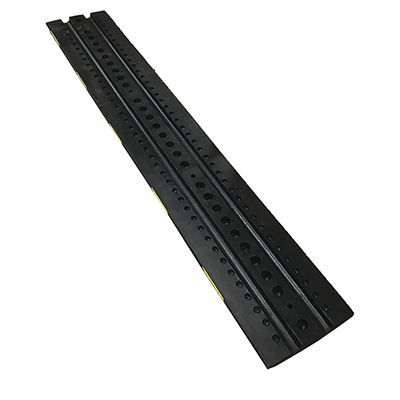 Modular Rubber Speed Bump Hump Textured Surface 72 × 12 × 2.5