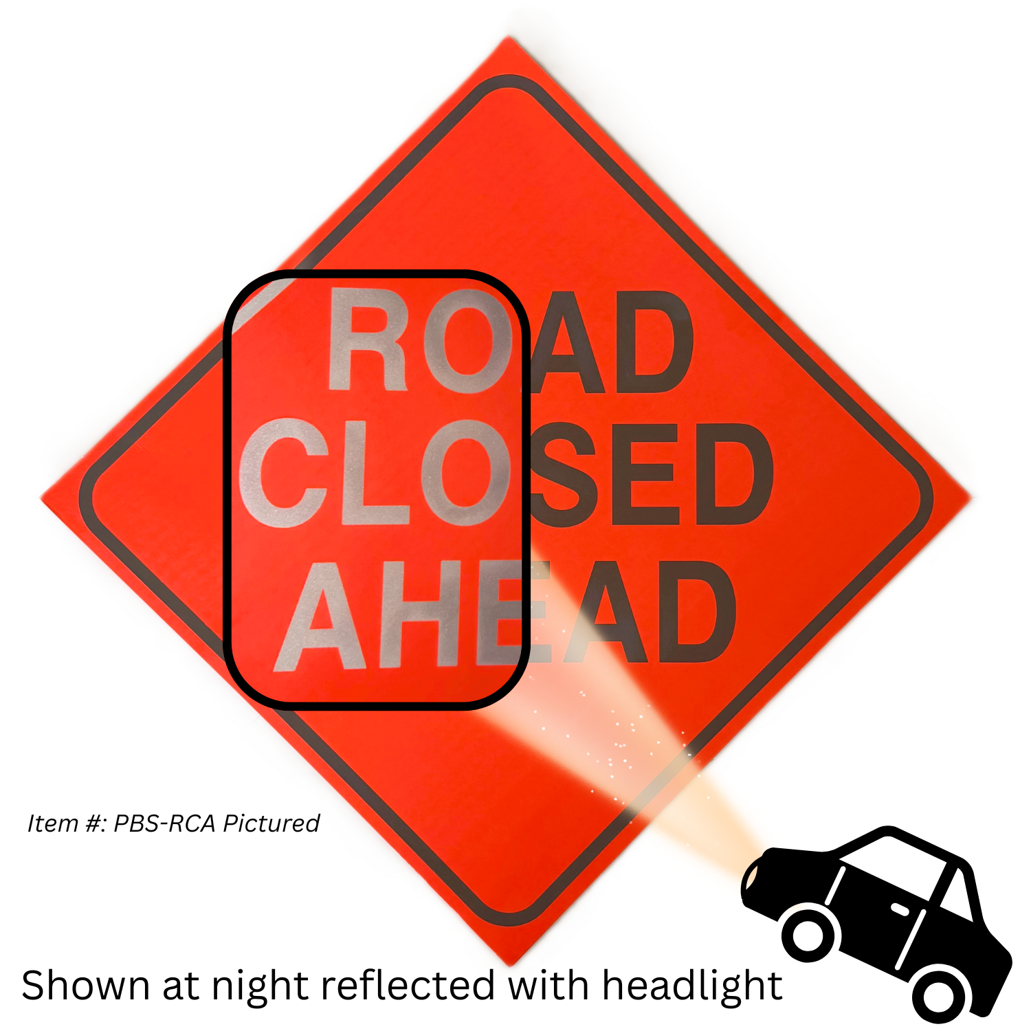 Reflective Water-Resistant UNEVEN PAVEMENT SURFACE Sign