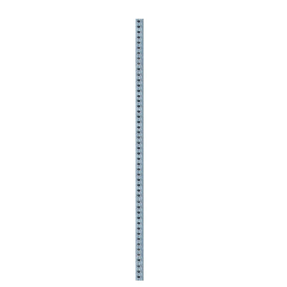 Steel post shown upright.