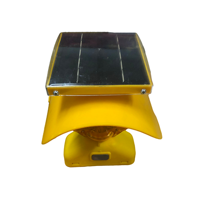 Type B Single Side Solar Barricade Light with  Visor