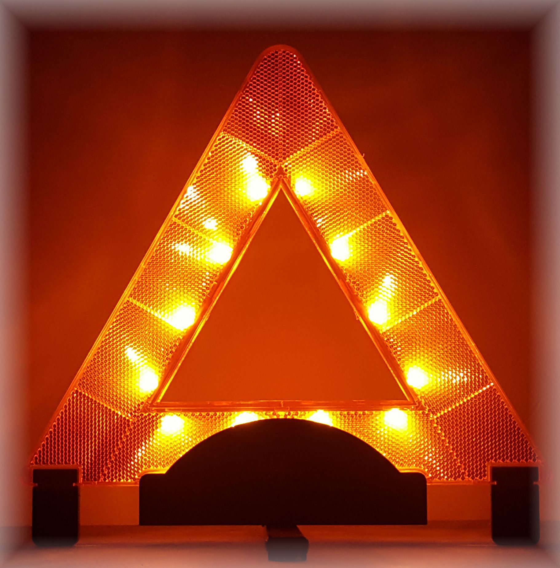 LED Hazard Triangle LED Warning