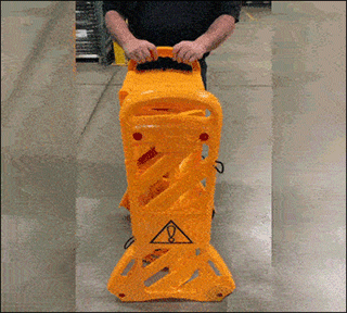 Expandable Mobile Plastic Barricade