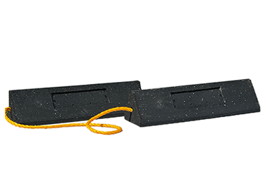 Rubber Aircraft Wheel Chocks