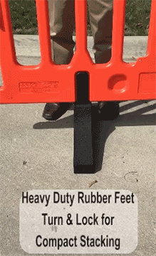 Crowdcade Barricade - Adjustable Feet