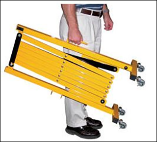 Expandable Barricade Folds to Carry