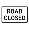 road closed sign