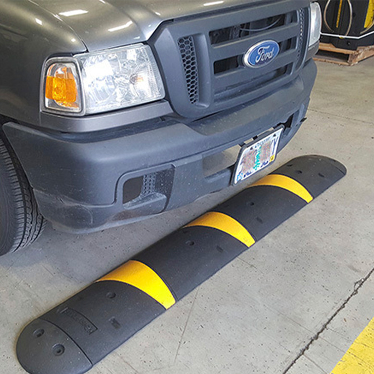 Rubber Speed Bump Installation 
