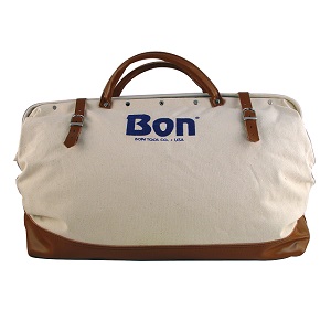 Heavy Duty Canvas Bag with Leather Bottom