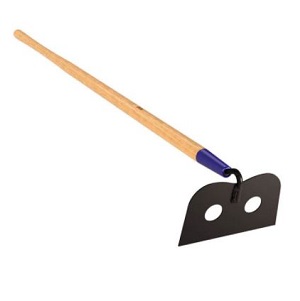 Mortar Hoe - 10" w/ 66" Wooden Handle
