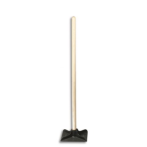 Cast Iron Tamper with Wood Handle