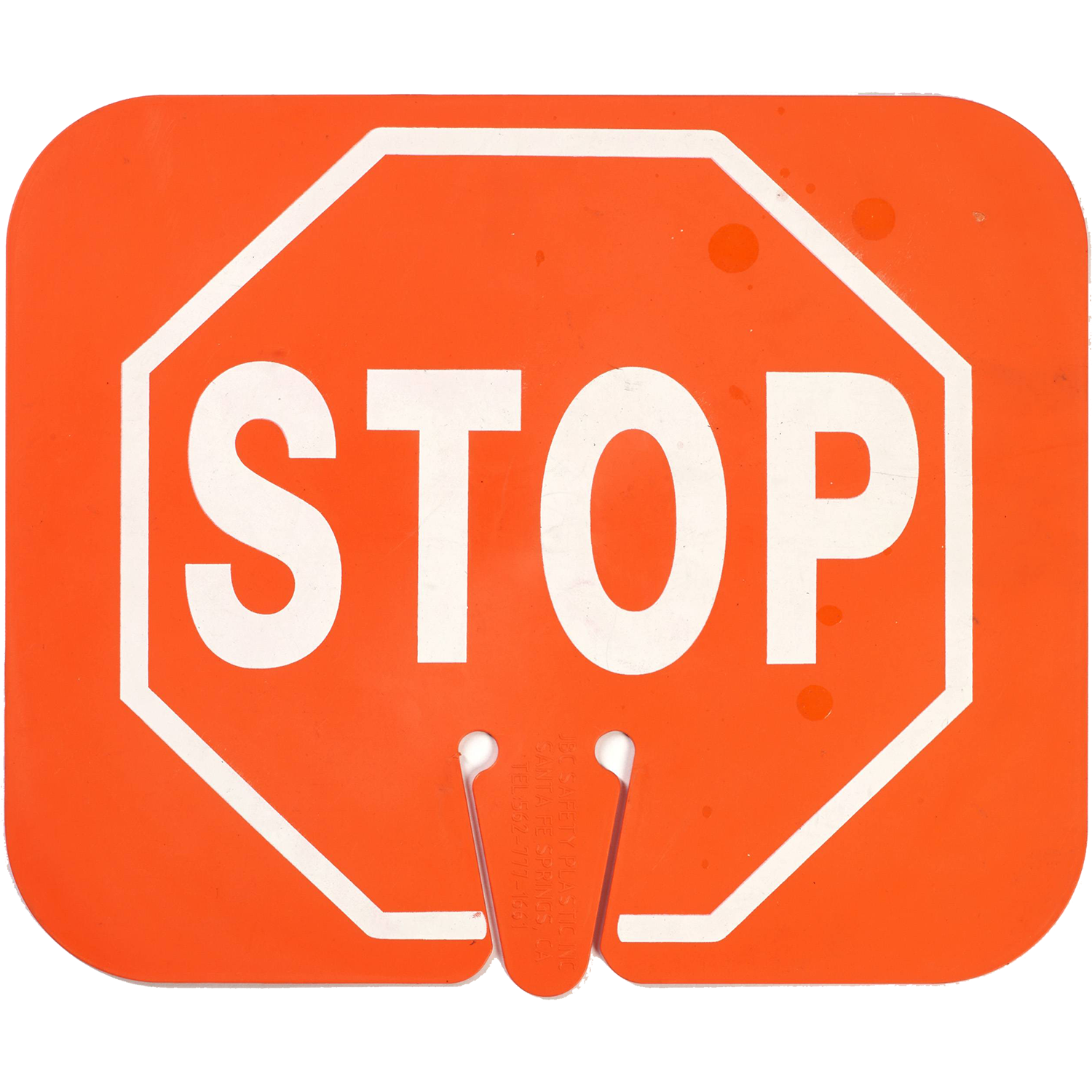 STOP Traffic Cone Sign