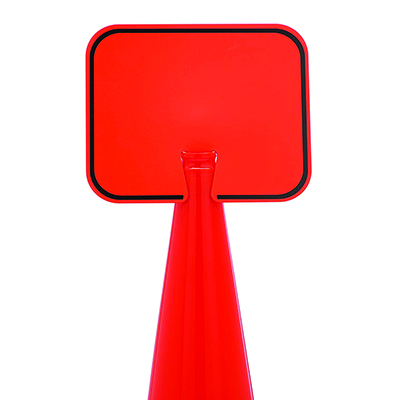 Traffic Cone Signs  - 13" x 11" Signs for Traffic Cones