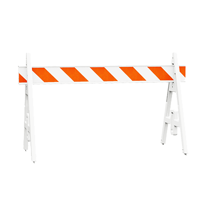 Plasticade A-Frame Barricade Kit (Two Legs and One I-Beam)