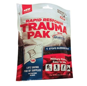 Rapid Response Trauma Pak with QuikClot - Case of 12