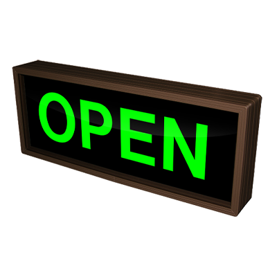 OPEN LED Sign - Backlit