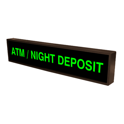 ATM | NIGHT DEPOSIT LED Sign