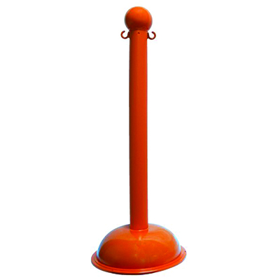3" Heavy Duty Plastic Stanchion 32" Tall - Pair