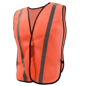 Economy Mesh Safety Vest Non ANSI - Orange