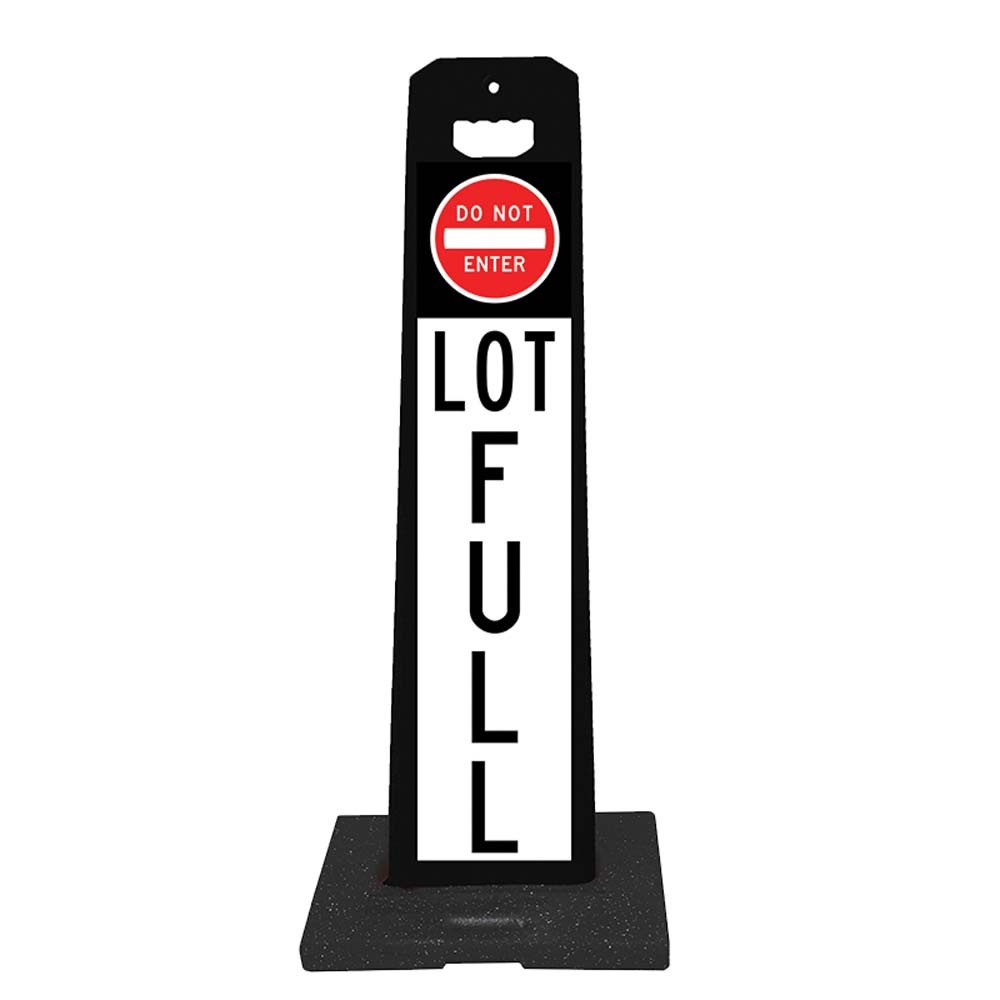 Vertical Panel 45" Parking Lot Sign (LOT FULL)