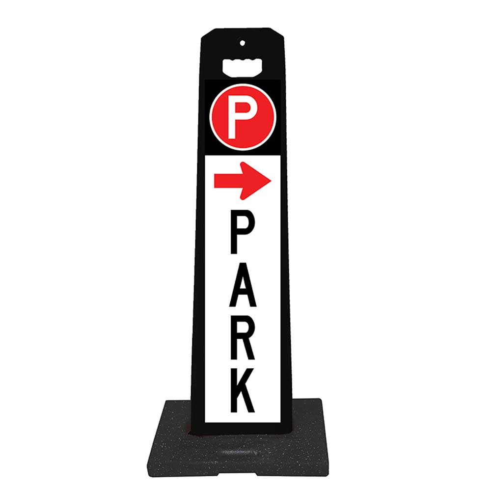 Vertical Panel 45" Parking Lot Sign (PARK Arrow)