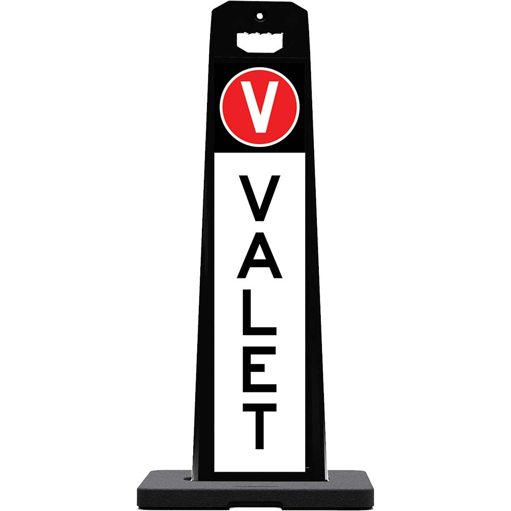Vertical Panel 45" Valet Parking Sign (VALET)