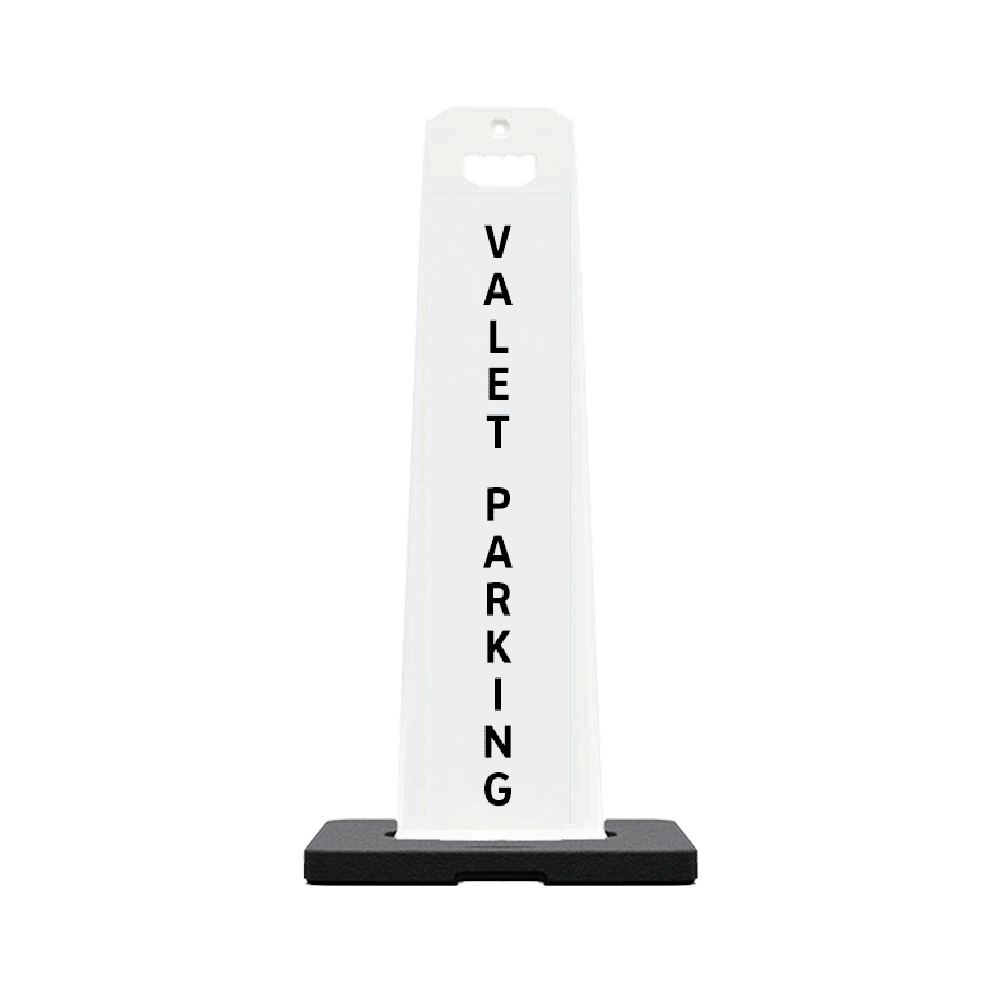 Vertical Panel 45" Valet Parking Sign (VALET PARKING)