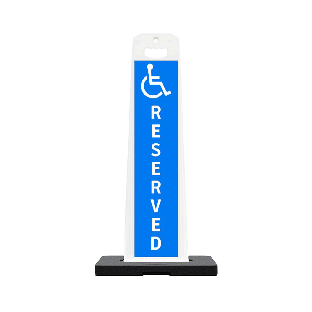 Vertical Panel 45" Parking Lot Sign (HANDICAP Symbol)