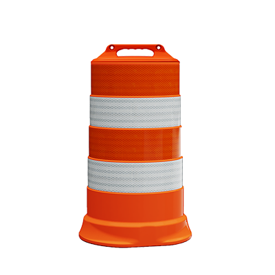 Commander Traffic Drum (6" HIP Sheeting)