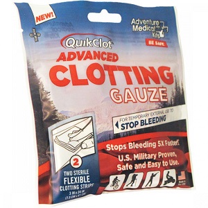 QuikClot Advanced Clotting Gauze 3" x 24" - Pack of 12