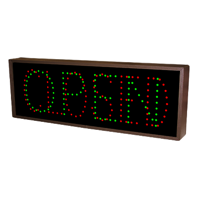 OPEN | CLOSED LED Sign (Direct-view) - 9" x 26"