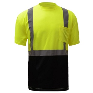 Class 2 Short Sleeve T-Shirt w/Black Bottom
