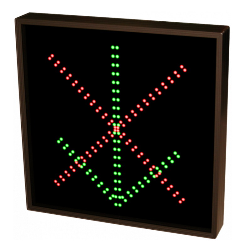 X | Down Arrow LED Sign - 18