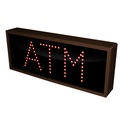 ATM LED Sign (Red) - Direct-view