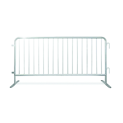 CrowdMaster Heavy Duty Steel Barricades With Flat Base  6.5'