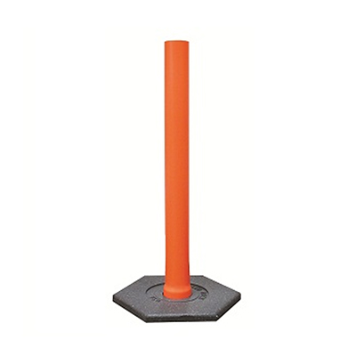42" Open Top Delineator Post (No Sheeting) with 8 lbs. Base