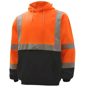 Class 3 Fleece Pullover Sweatshirt - Orange