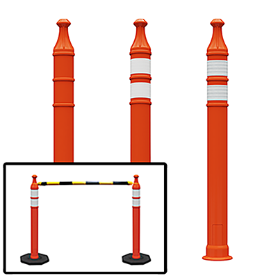 42" Grip Top Delineator for Cone Bars