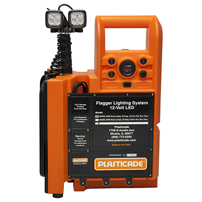 Flagger Lighting Station & Work Area Light - 4,000 Lumens