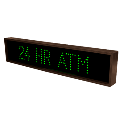 24 HR ATM LED Sign - Direct-view