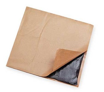 8" x 8" Grey Hot Melt Adhesive Pad - 80 Pads