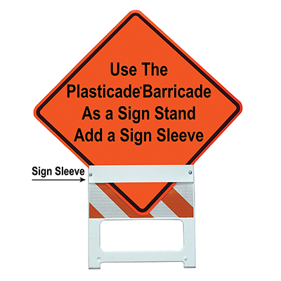 Sign Sleeve Kit for Plasticade Type I & II Barricade