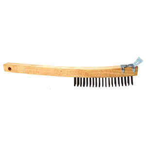 Wire Brush w/Scraper 14"